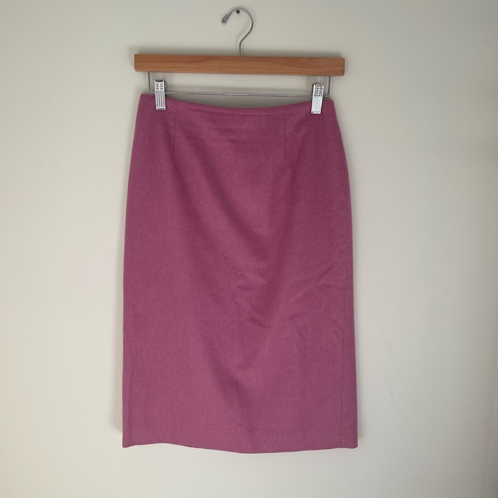 Ann Taylor Fuchsia Pencil Skirt